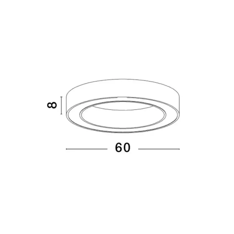 Stropné svietidlo NOVA LUCE 9345632 LED 48W 3730lm 2700-4000K 230V IP20